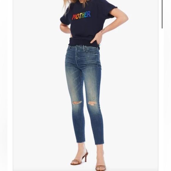 Mother The Stunner Ankle Fray Jeans - Picture 8 of 12